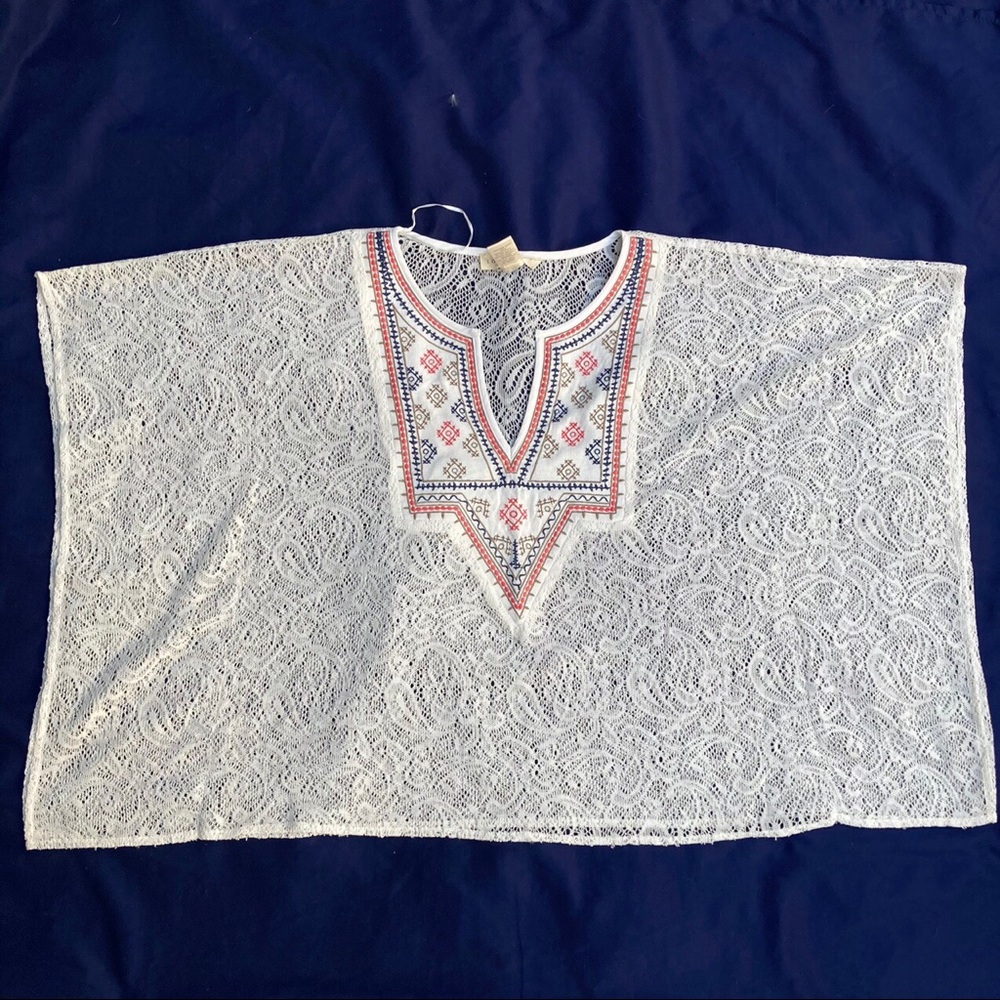 Beautiful off white lace tunic